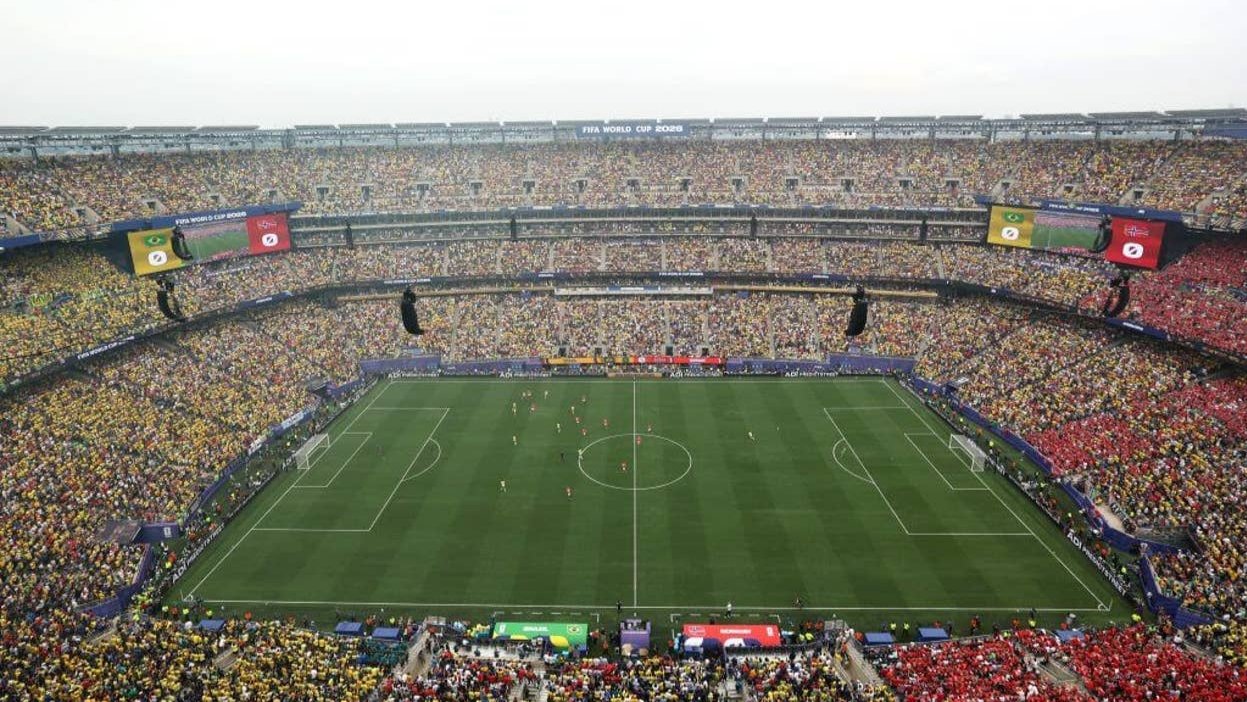 The condition of the MetLife Stadium pitch has been a talking point throughout this World Cup - now it is about to host the final Dan Mullan/Getty Images