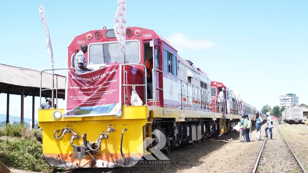 After 46 years, first passenger train reaches Ol Kalou as revived line reopens