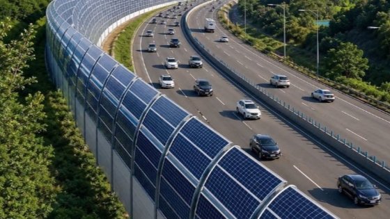 South Korea Fits Solar Panels to Highway Noise Barriers