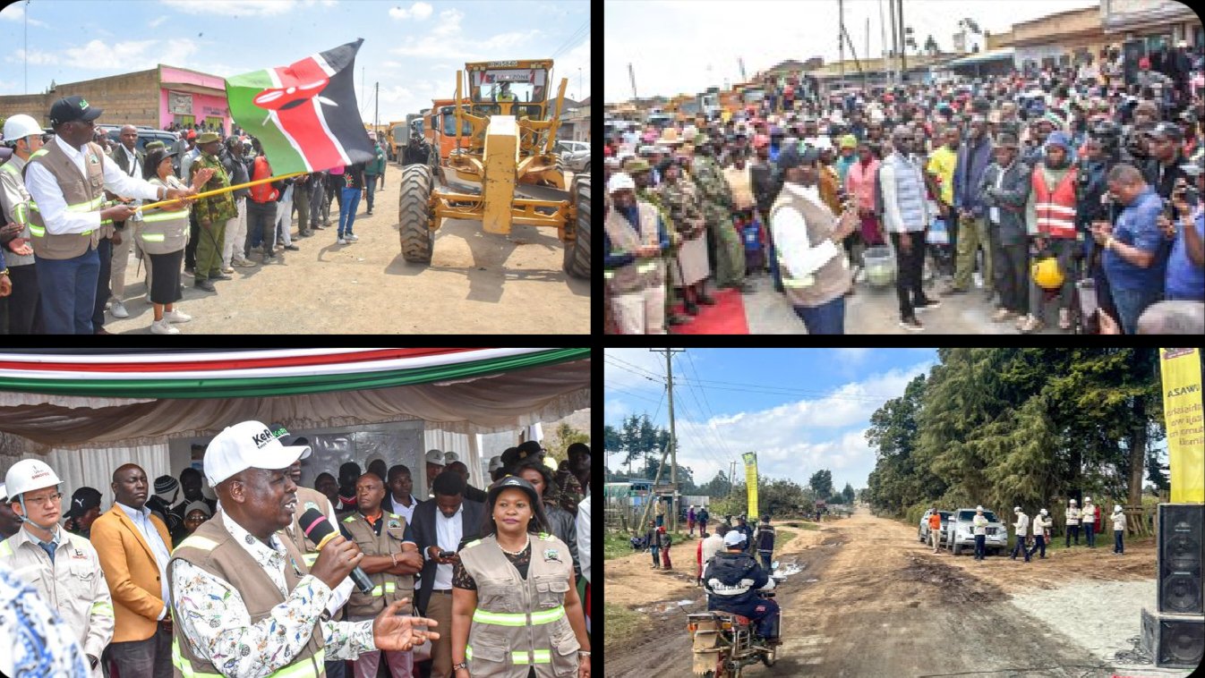 Government Launches 23 Kilometre Rural Road Upgrade in Nyandarua County