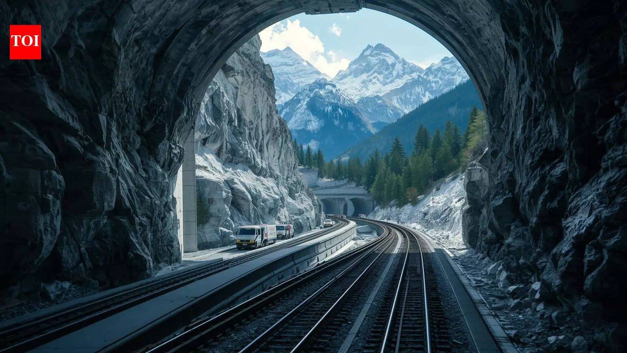 Switzerland's Extensive Tunnel Network Rivals Urban Infrastructure in Scale