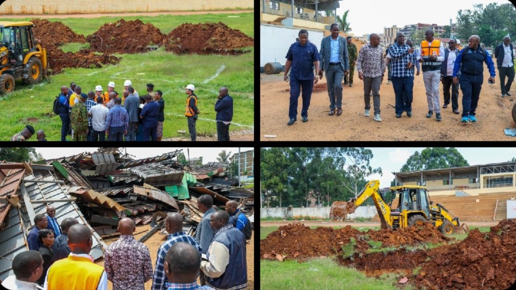 Gusii Stadium upgrade begins with demolition and designs complete