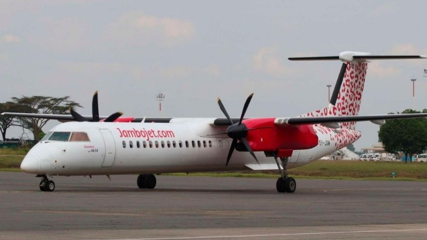 A jambojet aircraft