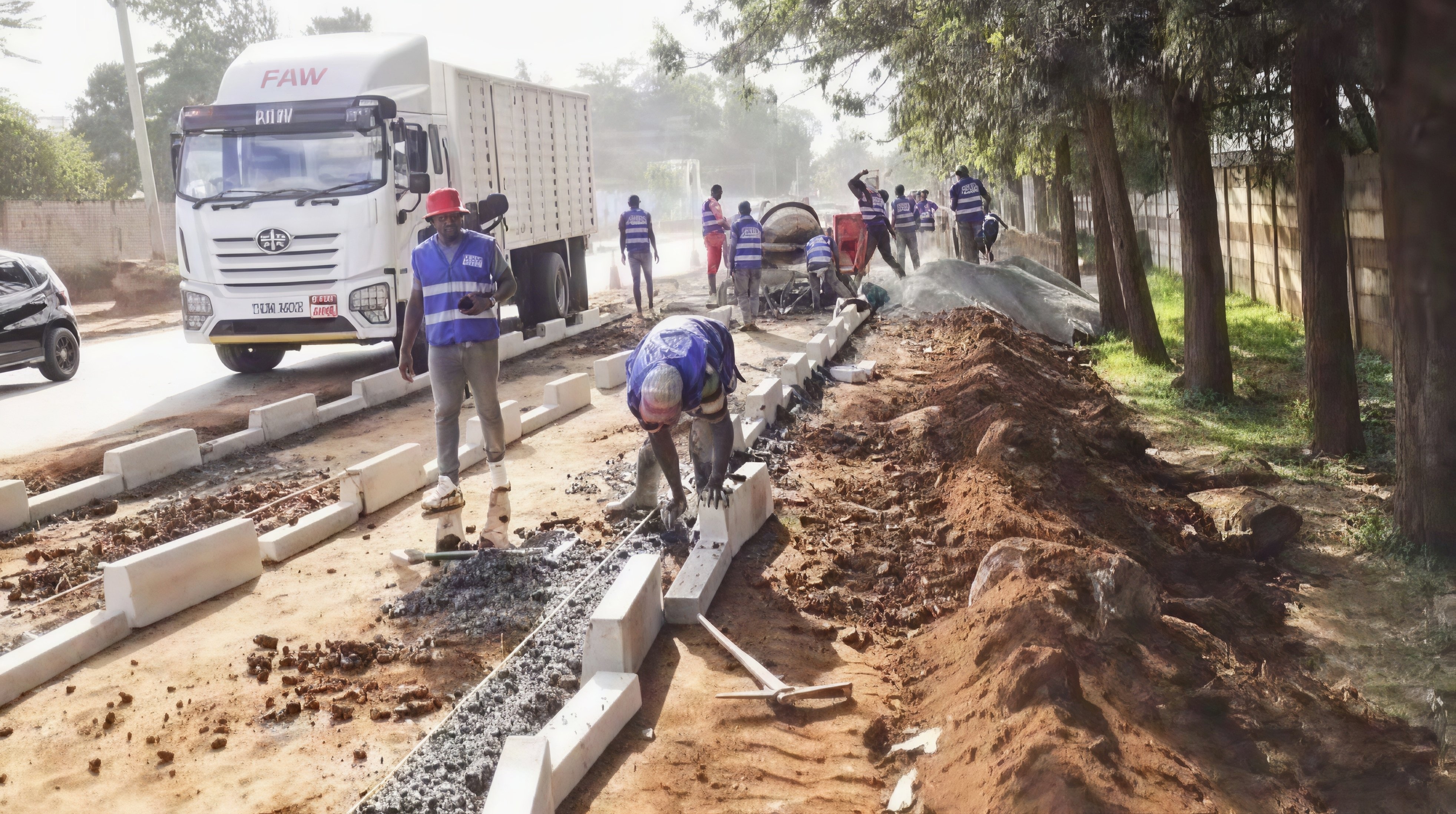 Kasarani Residents Demand Answers as Footpaths Take Priority Over Broken Roads
