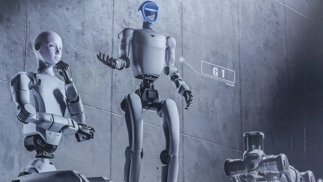Unitree Robotics R1 humanoid robot standing upright