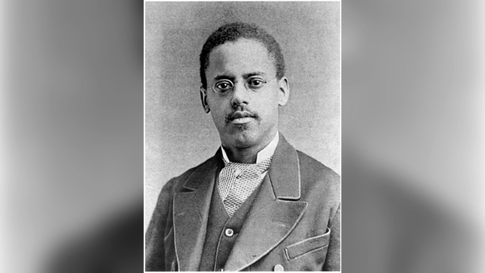 Historical patent drawing of the improved water closet for railroad cars invented by Lewis Howard Latimer and Charles W. Brown.