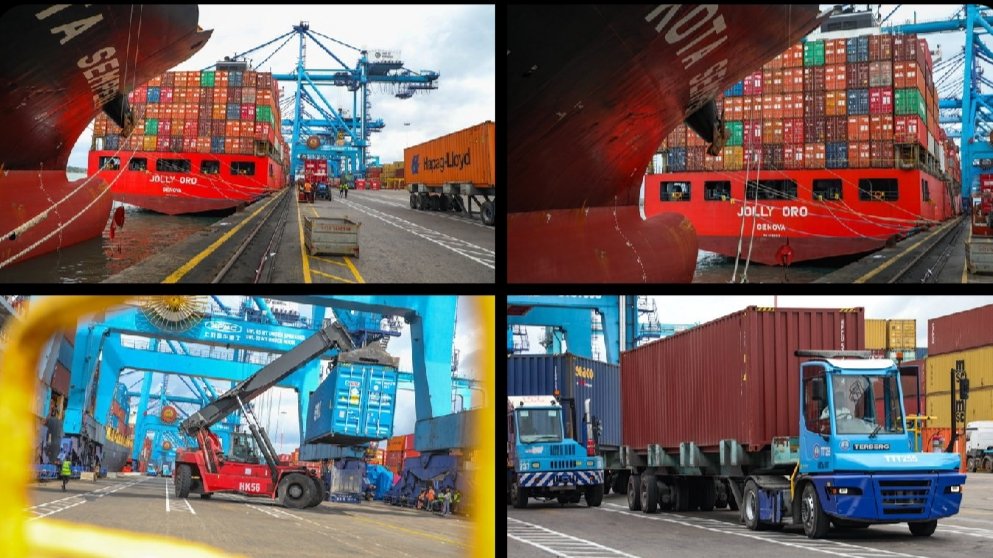 Port of Mombasa Handles 5,413 Containers from Two Vessels as Traffic Steady