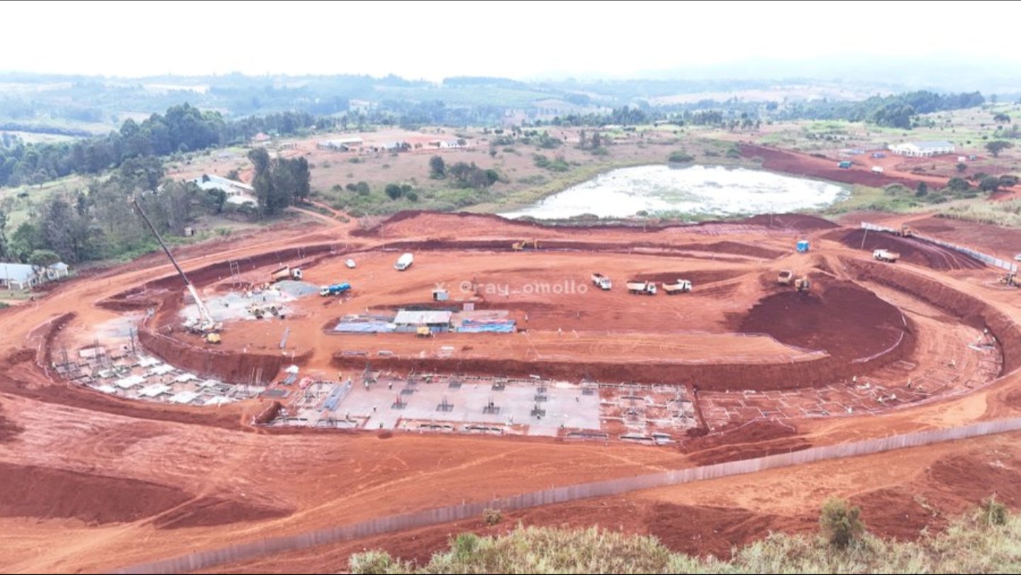Government Advances Works at Gakoigo Stadium in Murang'a