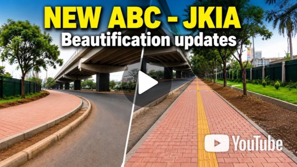 Nairobi Uhuru Highway Upgrade Delivers New Pedestrian Walkways and Landscaping Ahead of Schedule