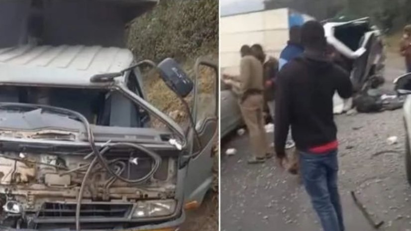 Multi-Vehicle Crash Blocks Mai Mahiu Escarpment Road