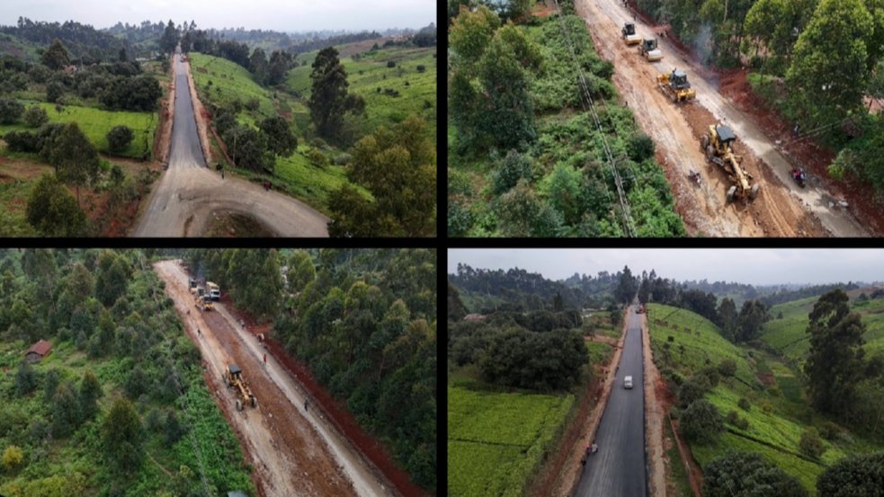 Ngenya To Kaguongo Road Nearing Completion In Kiambu