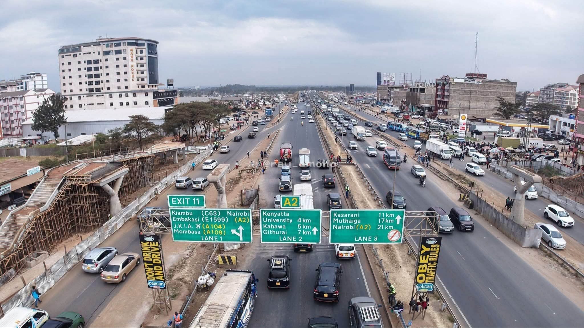 Kihunguro Footbridge Takes Shape as Pedestrian Safety Enforcement Intensifies
