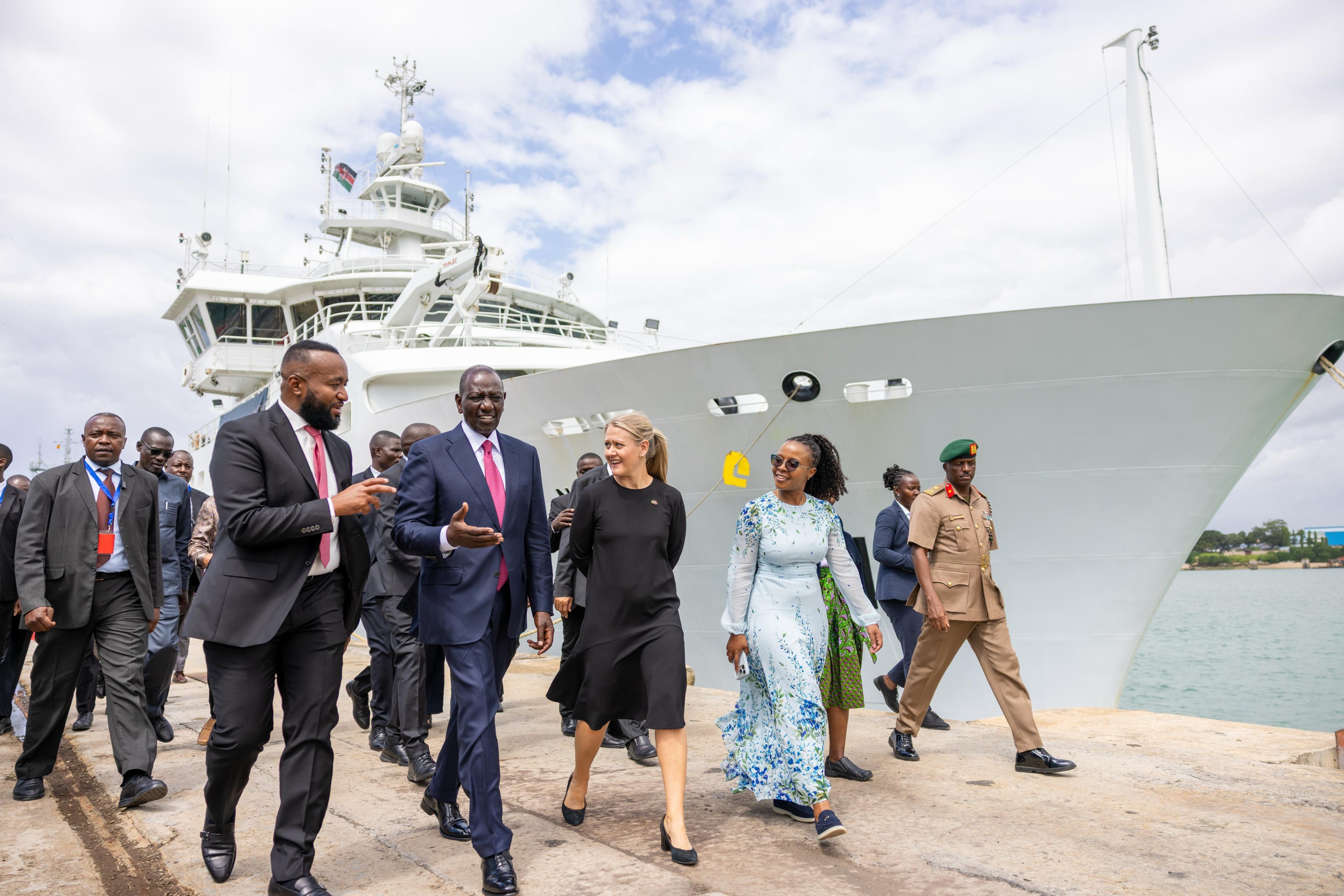 Ruto Tours Dr Fridtjof Nansen Research Vessel to Advance Kenya's Ocean Science Capacity