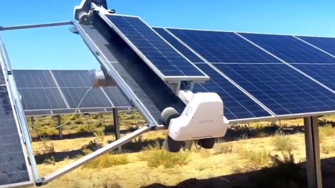 China Deploys Self-Powered Solar Robots That Clean Panel Arrays