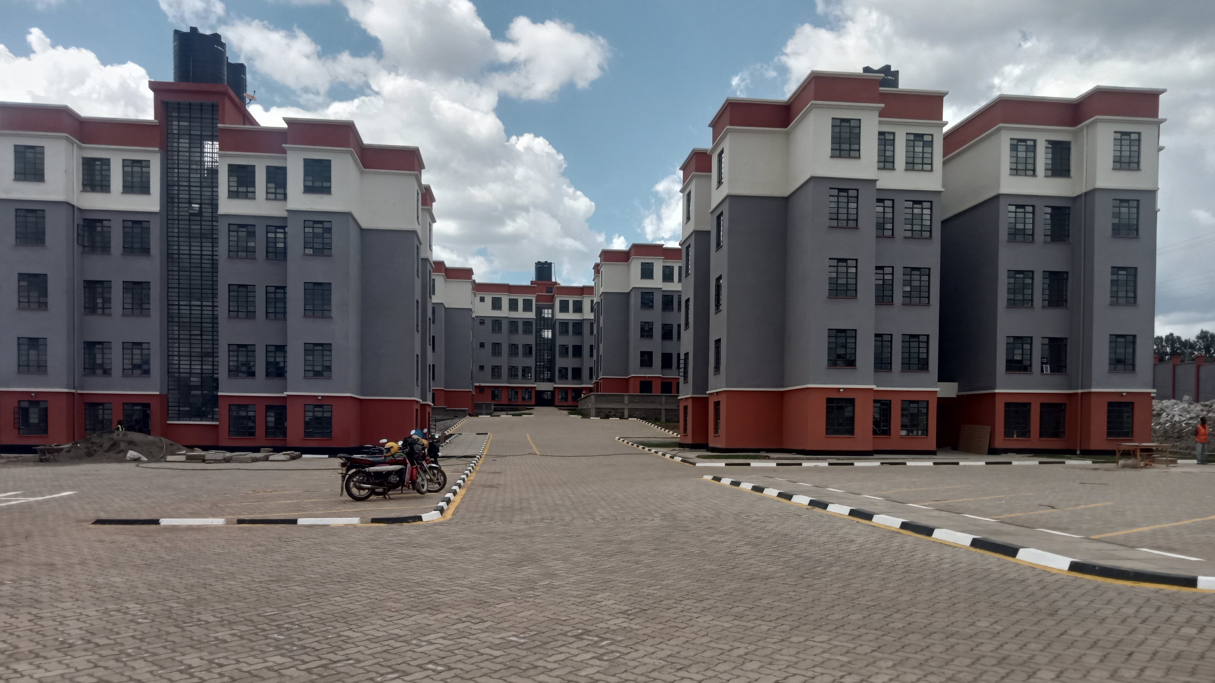 Affordable housing units under construction in Bahati, Nakuru County.