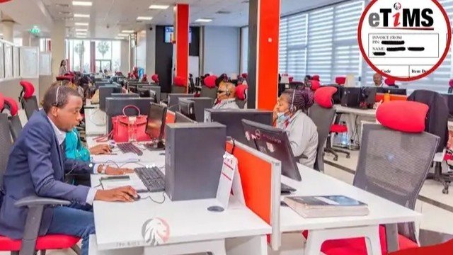 Kenya Revenue Authority validating business expenses against an eTIMS electronic invoice