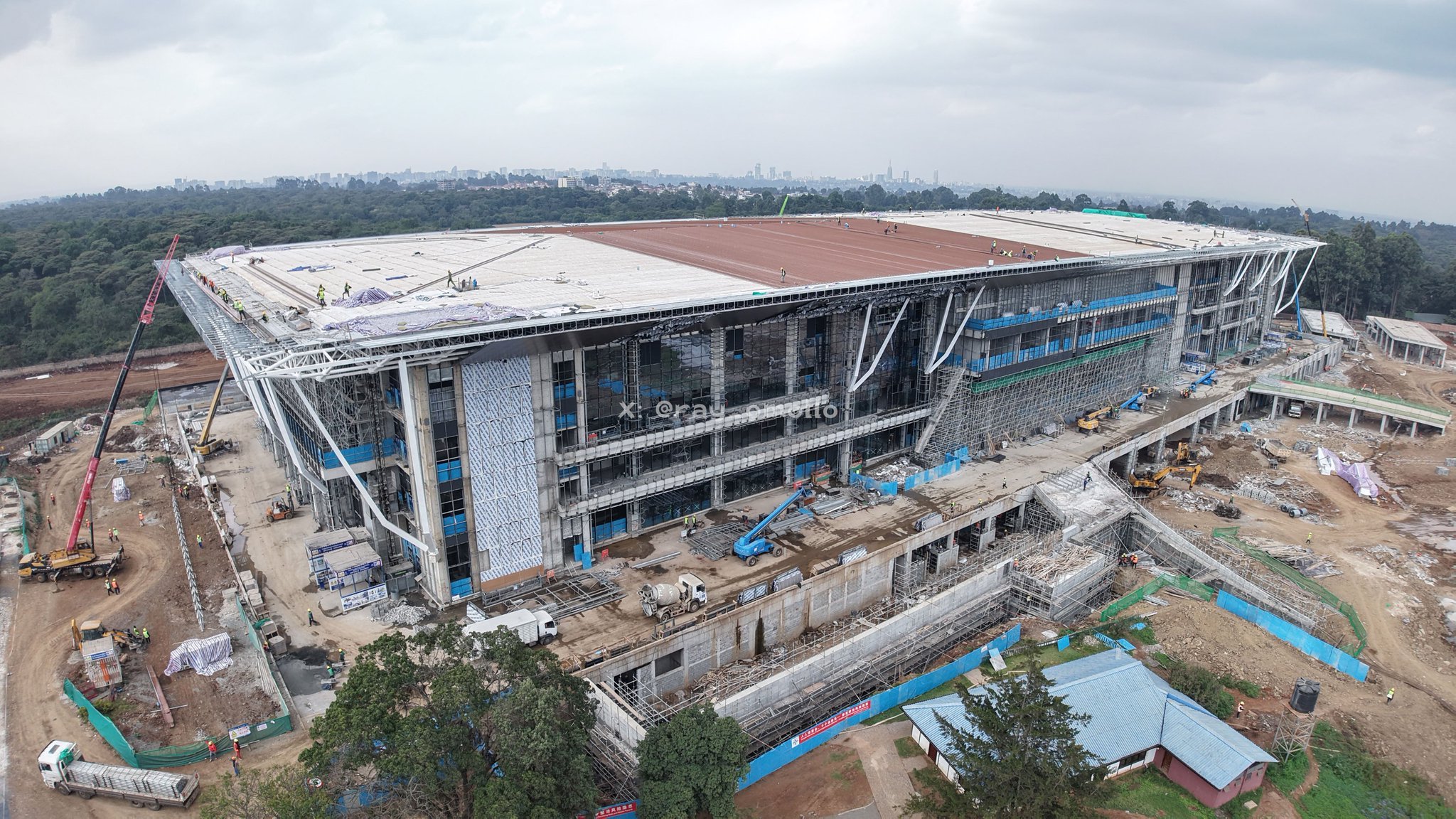 Bomas International Convention Complex nears completion under KDF engineers