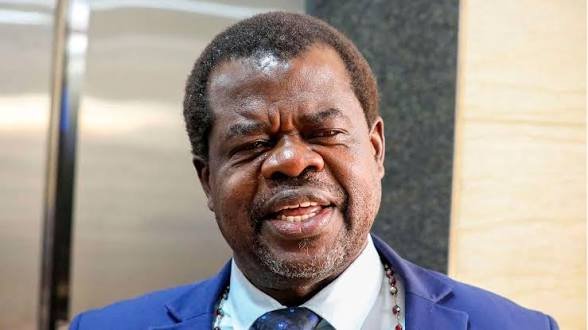 A portrait of Senator Okiya Omtatah, who is one of the lead petitioners in the case against the Ngong-Riruta railway funding.