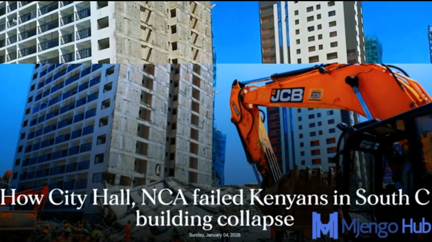 A view of high-rise residential and commercial buildings standing close together in the Kilimani area of Nairobi.