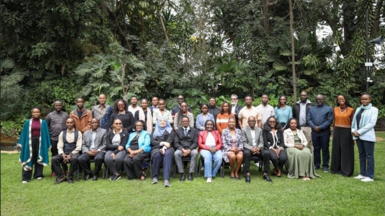 Participants seated at tables during the Kenya Buildings Decarbonization Finance Accelerator Coalition Workshop