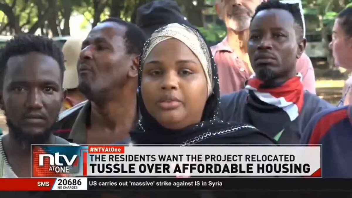 Residents of Watamu give their views on construction of affodable housing units on a disputed beachfront plot in Watamu.