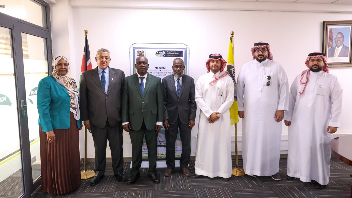 KeNHA Updates Saudi Fund on Garissa-Mandera Road Progress