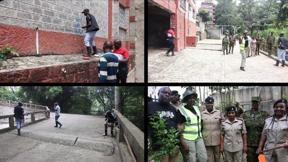 Nairobi Rivers Commission Demarcates Encroached Kirichwa Kubwa Tributary From Arboretum to Kilimani