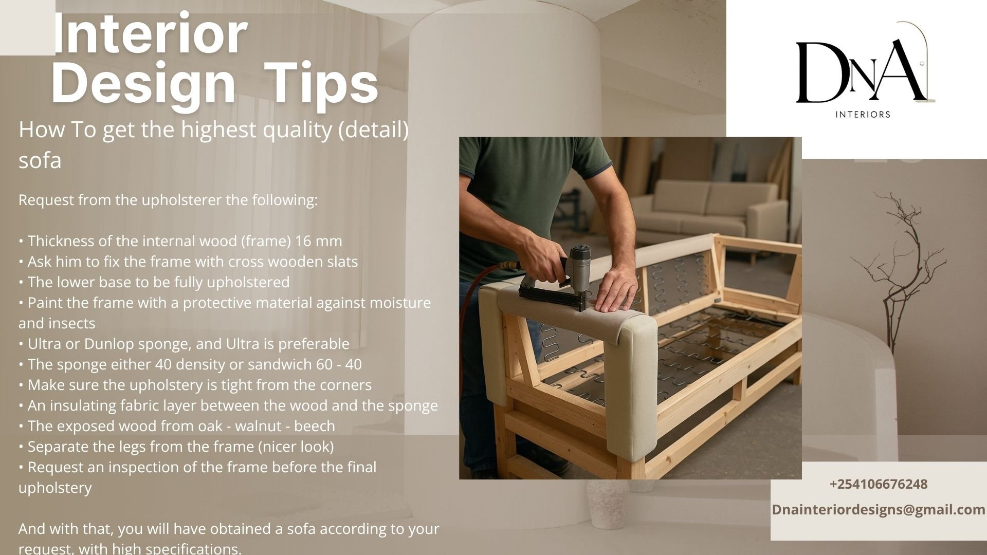 Tips on how to get the highest quality sofa