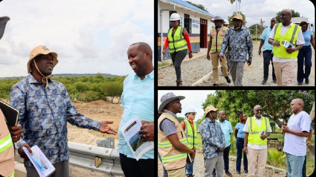 KeNHA Inspects Kwale-Kinango Road Project as Works Advance on Coast Corridor