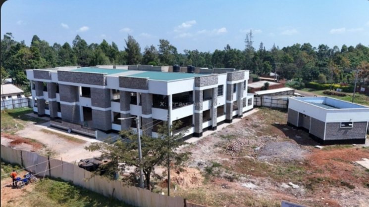 Modern market building in Siaya County