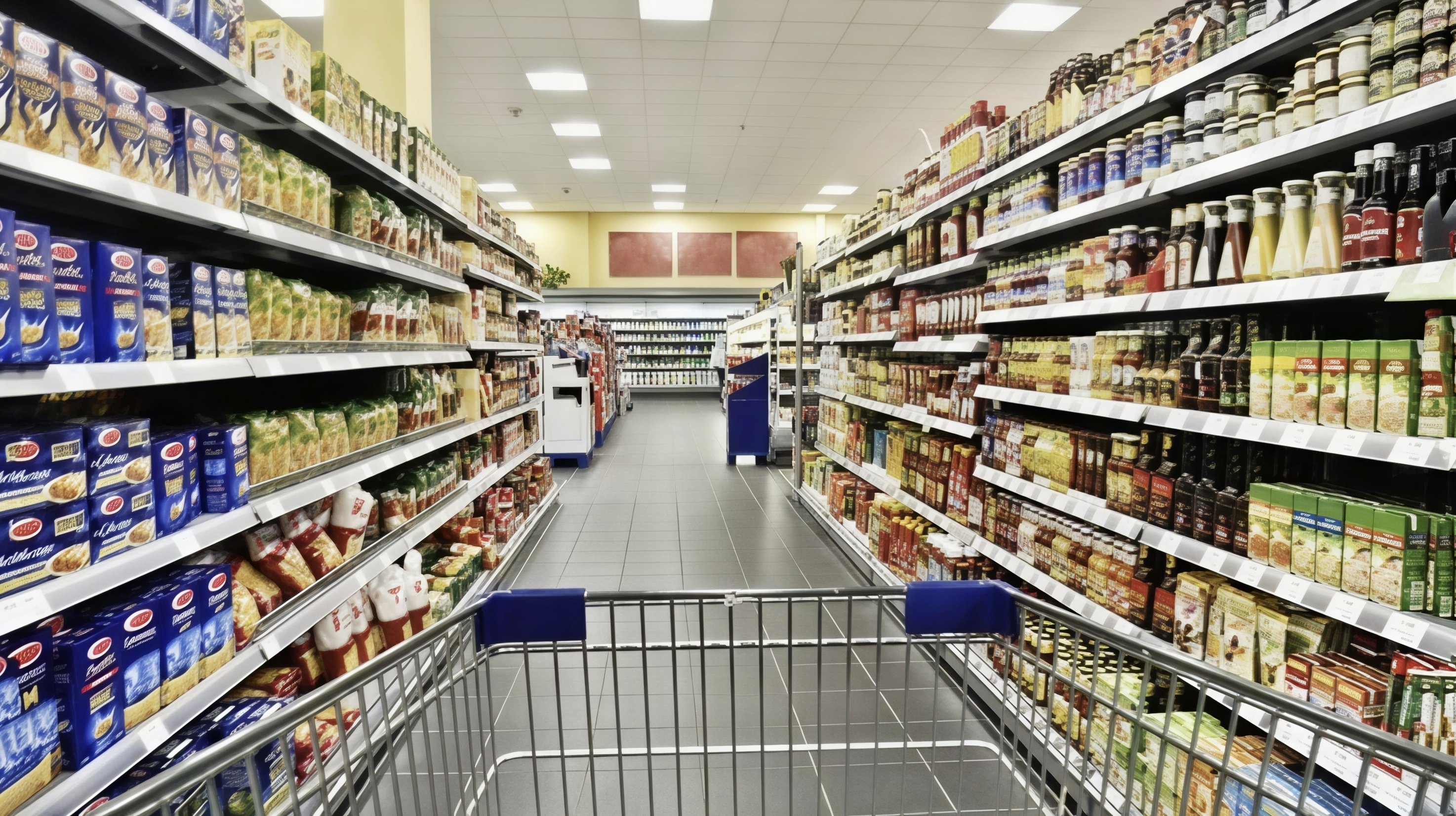 Inside a supermarket in Kenya amid a legal dispute over environmental compliance rules.