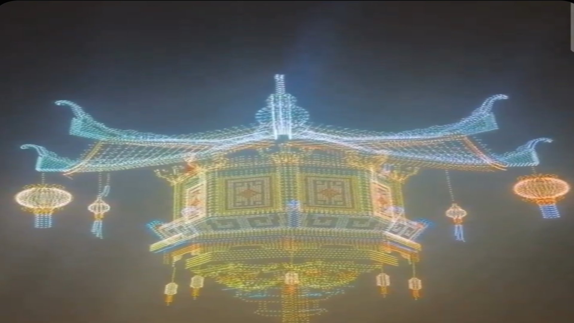 China sets world record with 15,947 drones in synchronized display