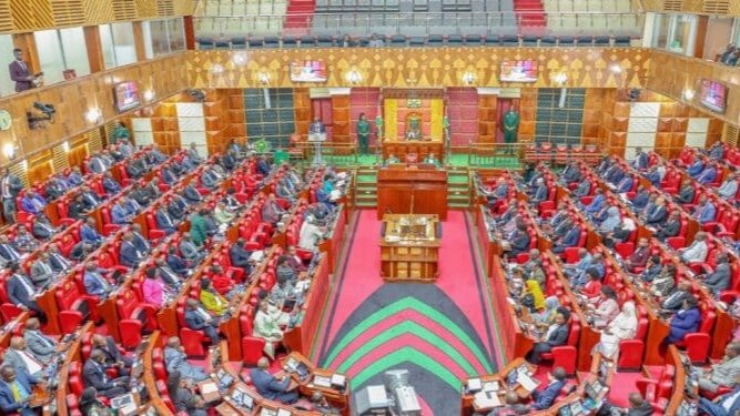Members of the National Assembly seated in the chamber during a sitting, as MPs who oversee NG-CDF project selection welcomed the Court of Appeal's February 6, 2026 ruling that restored the fund for constituency-level construction across Kenya.