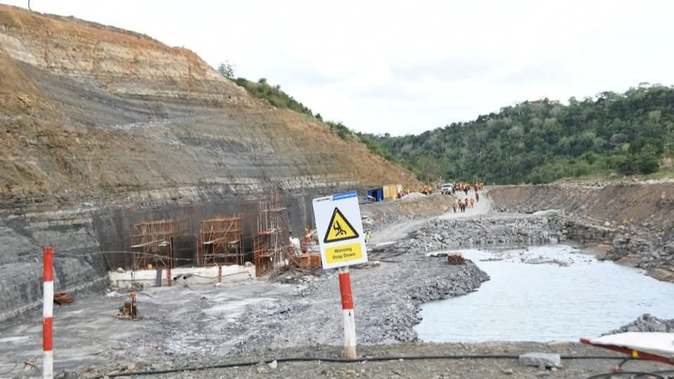 Mwache dam under construction. Kenya is constructing major dams like Thwake, Mwache, and Karimenu II to improve water supply, irrigation, and renewable energy generation, driving sustainable growth across the country.