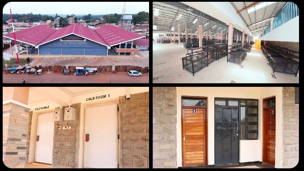 Bumala Modern Market in Busia County Completed
