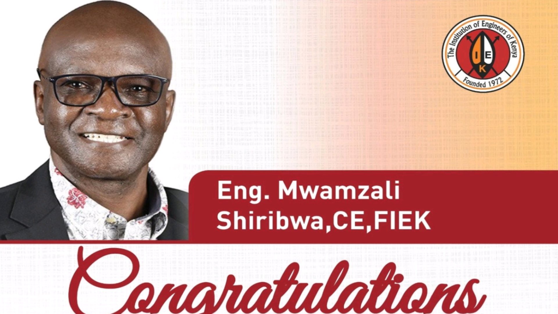 Engineers elect Mwamzali Shiribwa to lead KeSEBAE