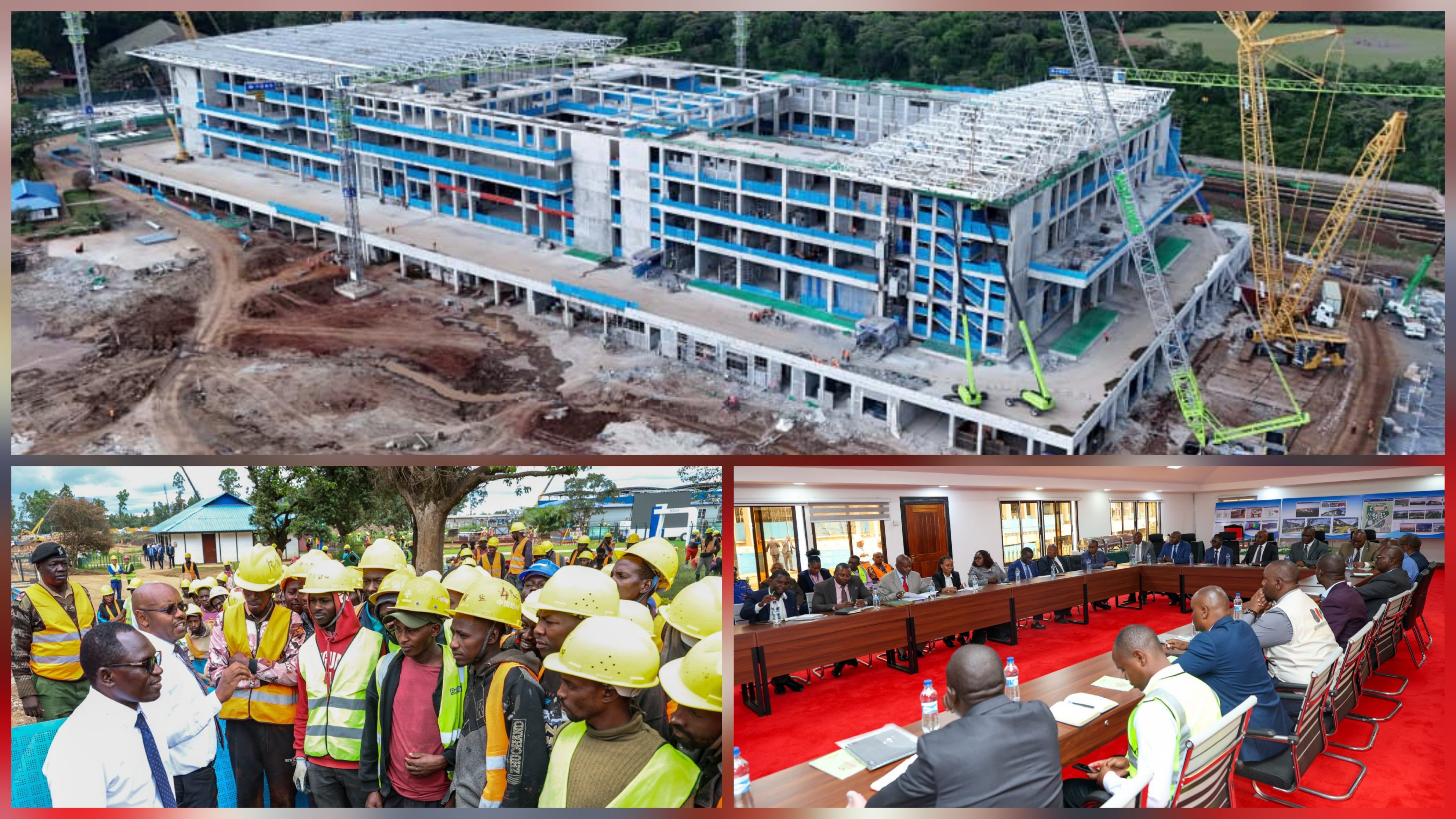 Mariru Chairs Multi-Agency Review of Bomas International Convention Complex Progress