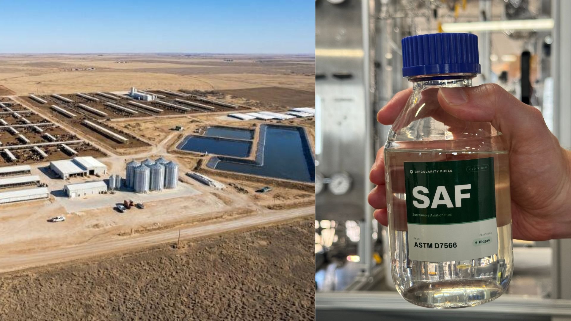 Cow Manure Successfully Converted Into Certified Jet Fuel in World First