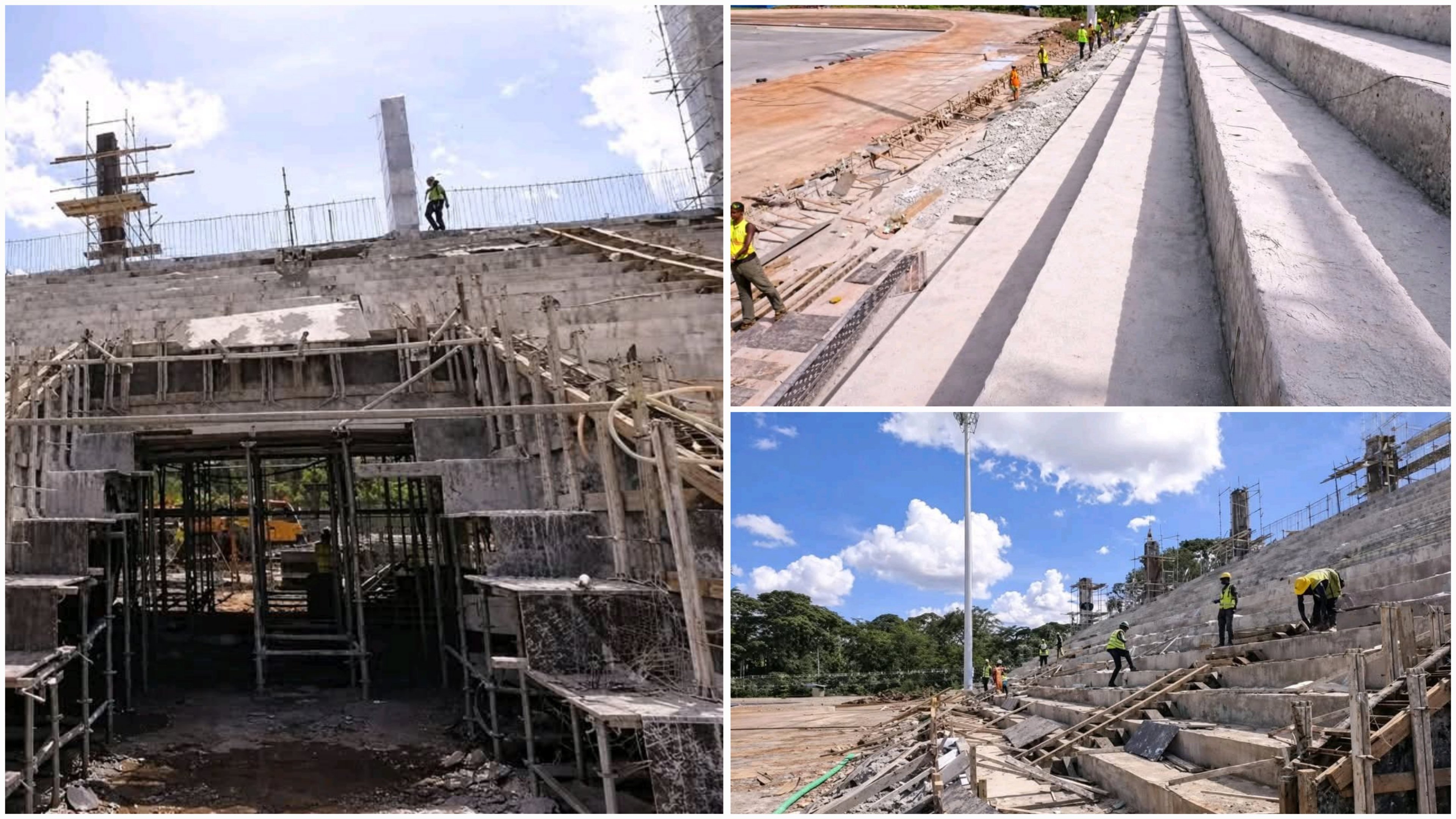 Work Advances on 2,000-Seater Mini Stadium at Talanta Sports City