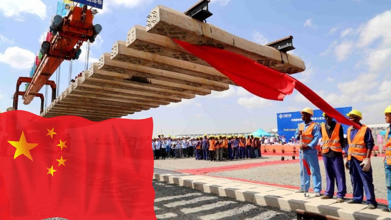 China Road and Bridge Corporation (CRBC) constructing the Standard Gauge Railway (SGR) in Kenya. Projects of this scale were the signature result of the massive, state-backed Chinese loans that are now diminishing, forcing firms like CRBC to adapt