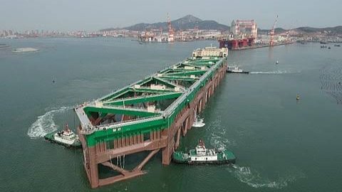 Huge Offshore Salmon Farm Havfarm 1 Anchors in Norwegian Waters