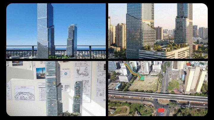 NSSF Twin Towers construction site in Nairobi, Kenya