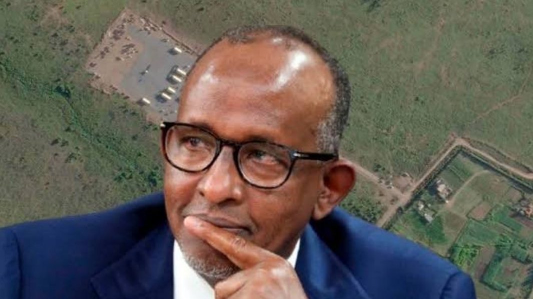 CS Duale. Ebola facility satellite image backdrop