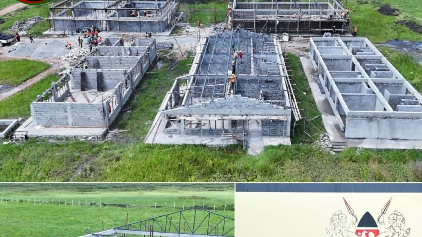 Inside construction of Kisumu multi-million aquaculture training centre
