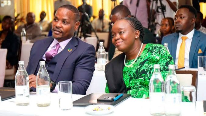 Government officials and climate experts seated at the launch of the Kenya National Carbon Registry.