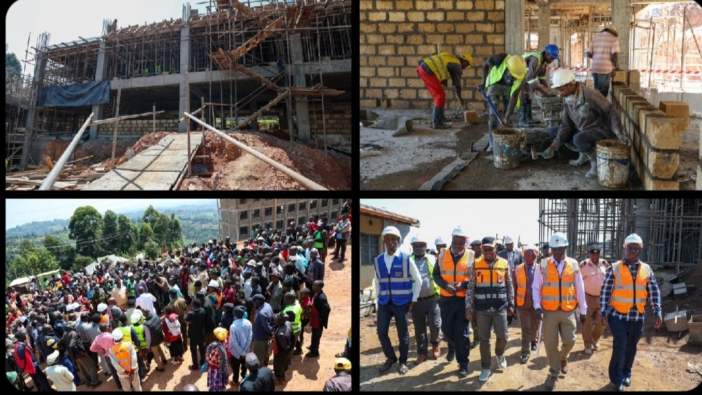 Nyamira University College construction reaches 35 percent completion