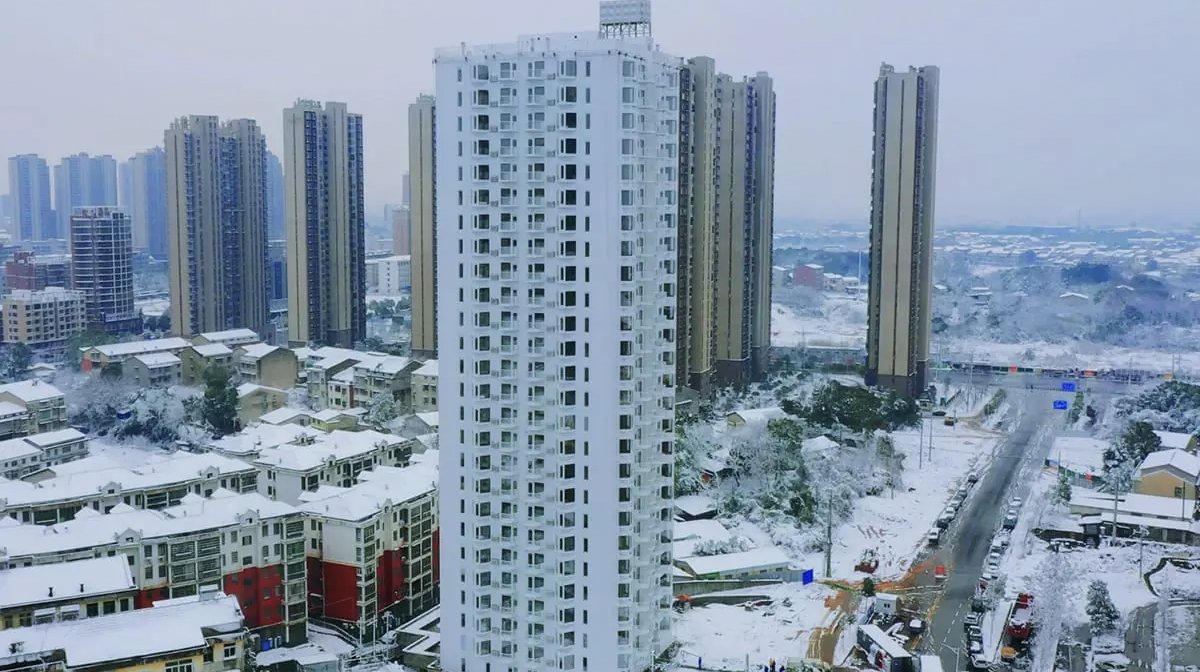 Chinese Firm Builds 26-Story Tower From Steel Modules in Just 5 Days