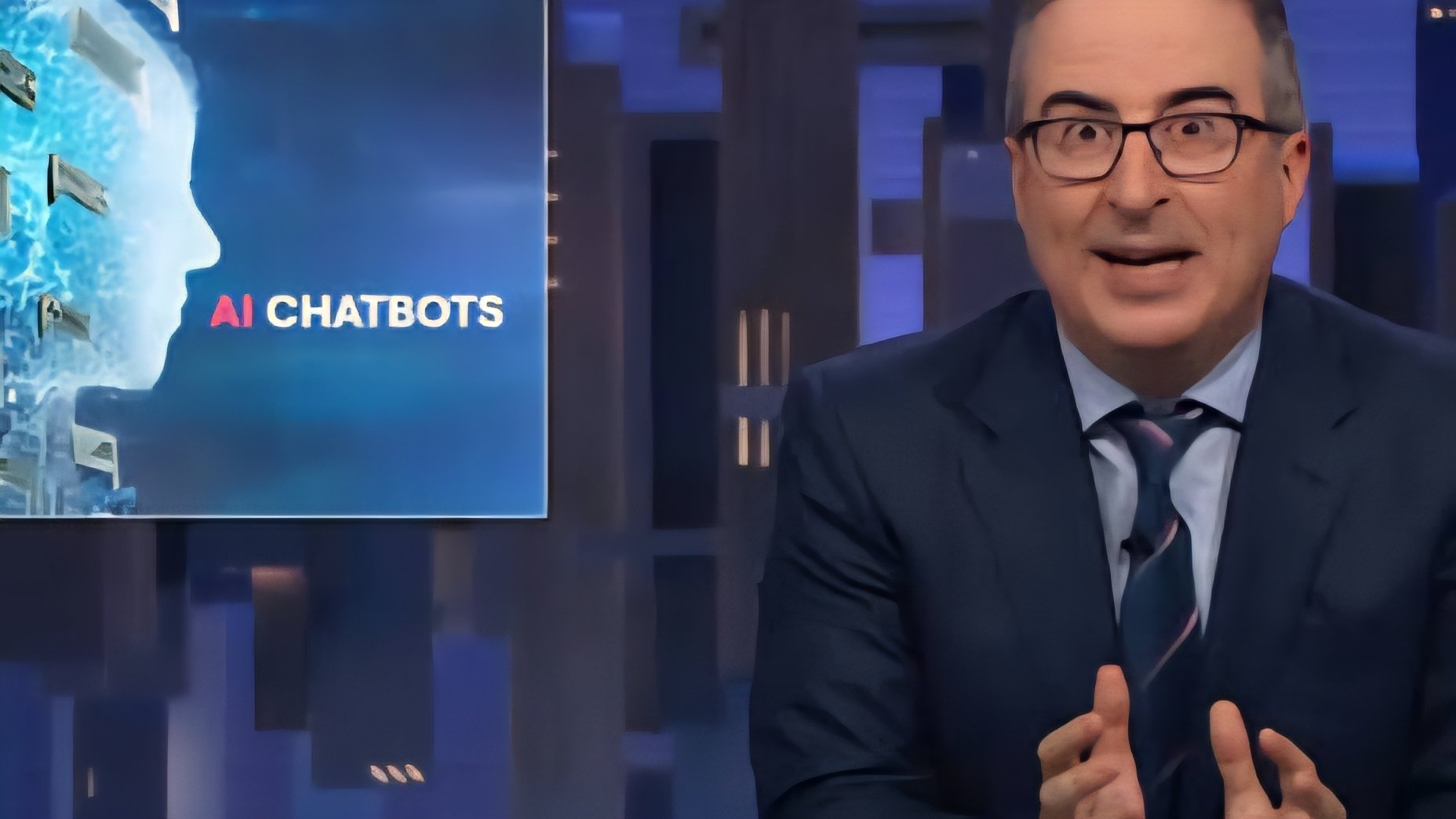 John Oliver Warns Against Rushed AI Chatbot Deployment