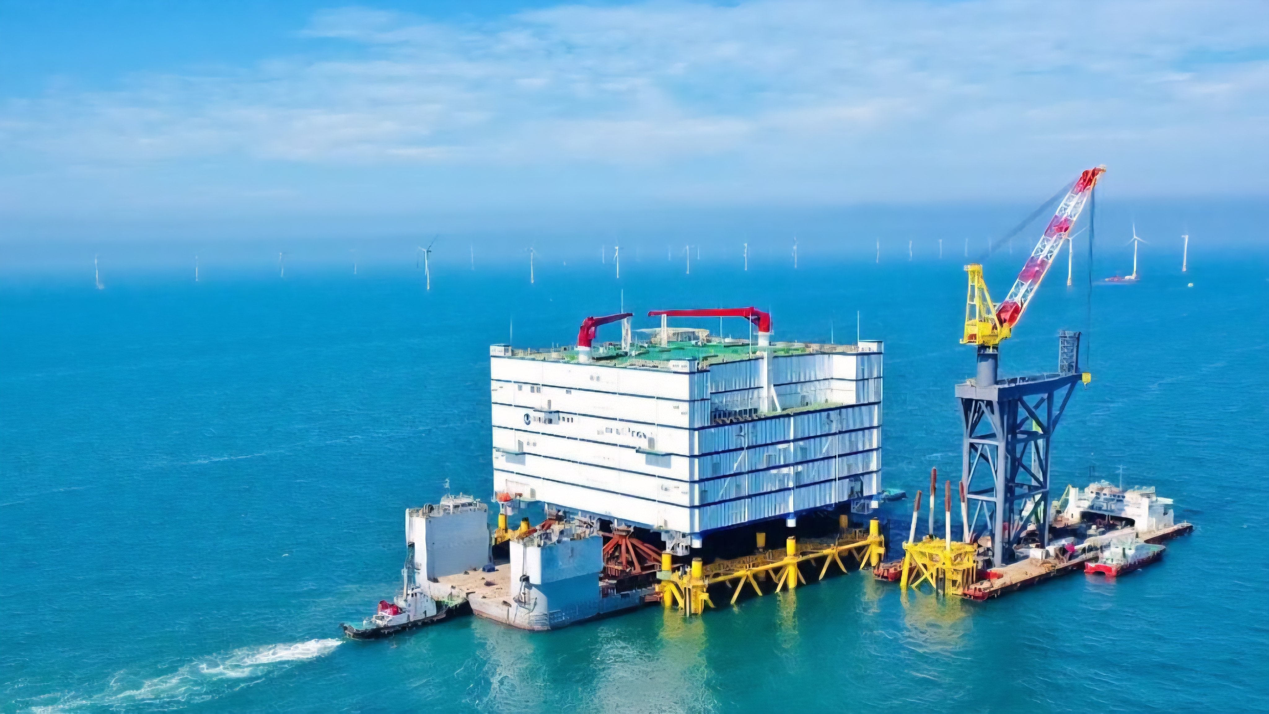 China Ships World Largest Offshore Converter Station for Sea Installation