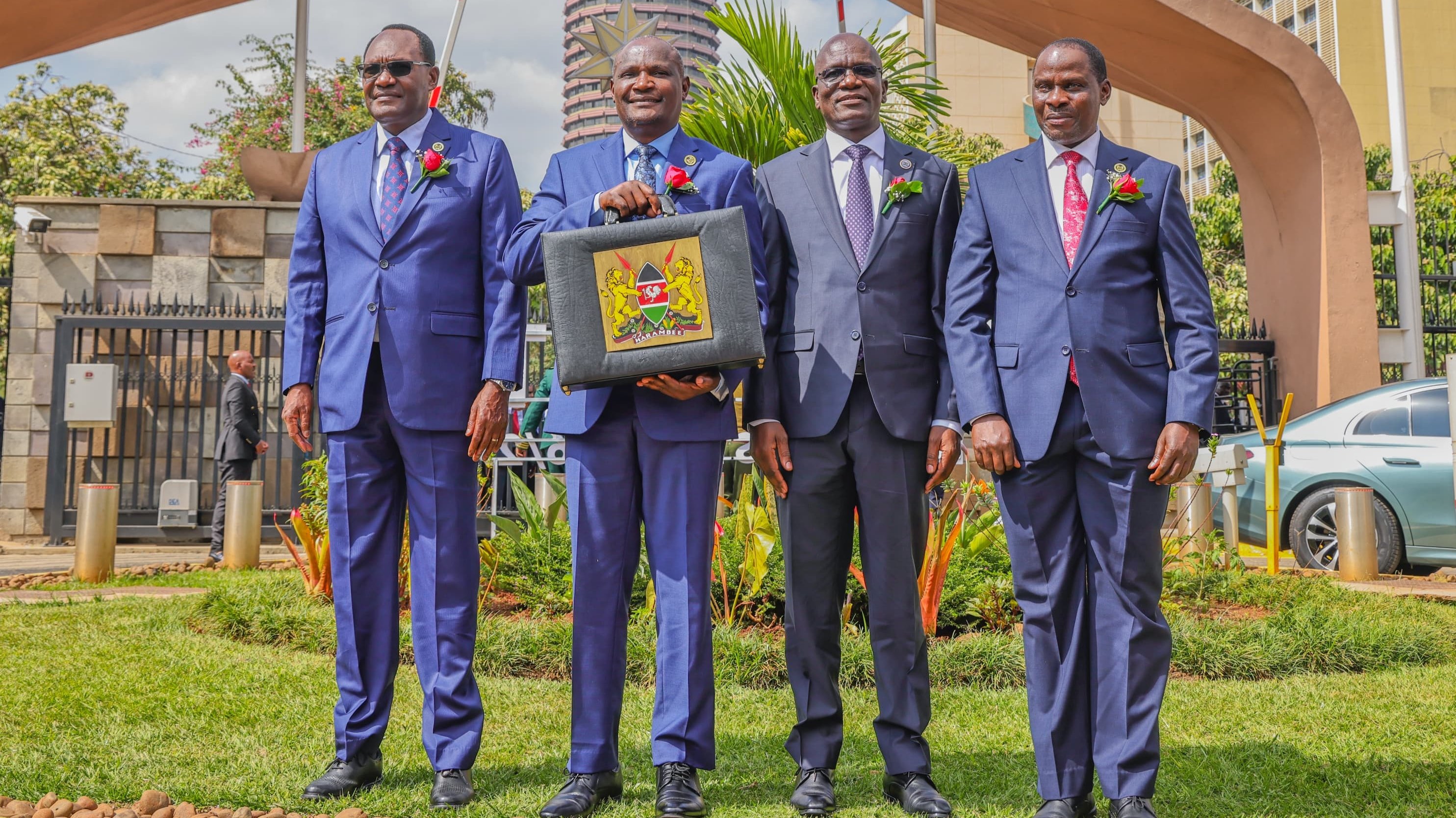 CS Mbadi during a photo session before he read the budget in Parliament